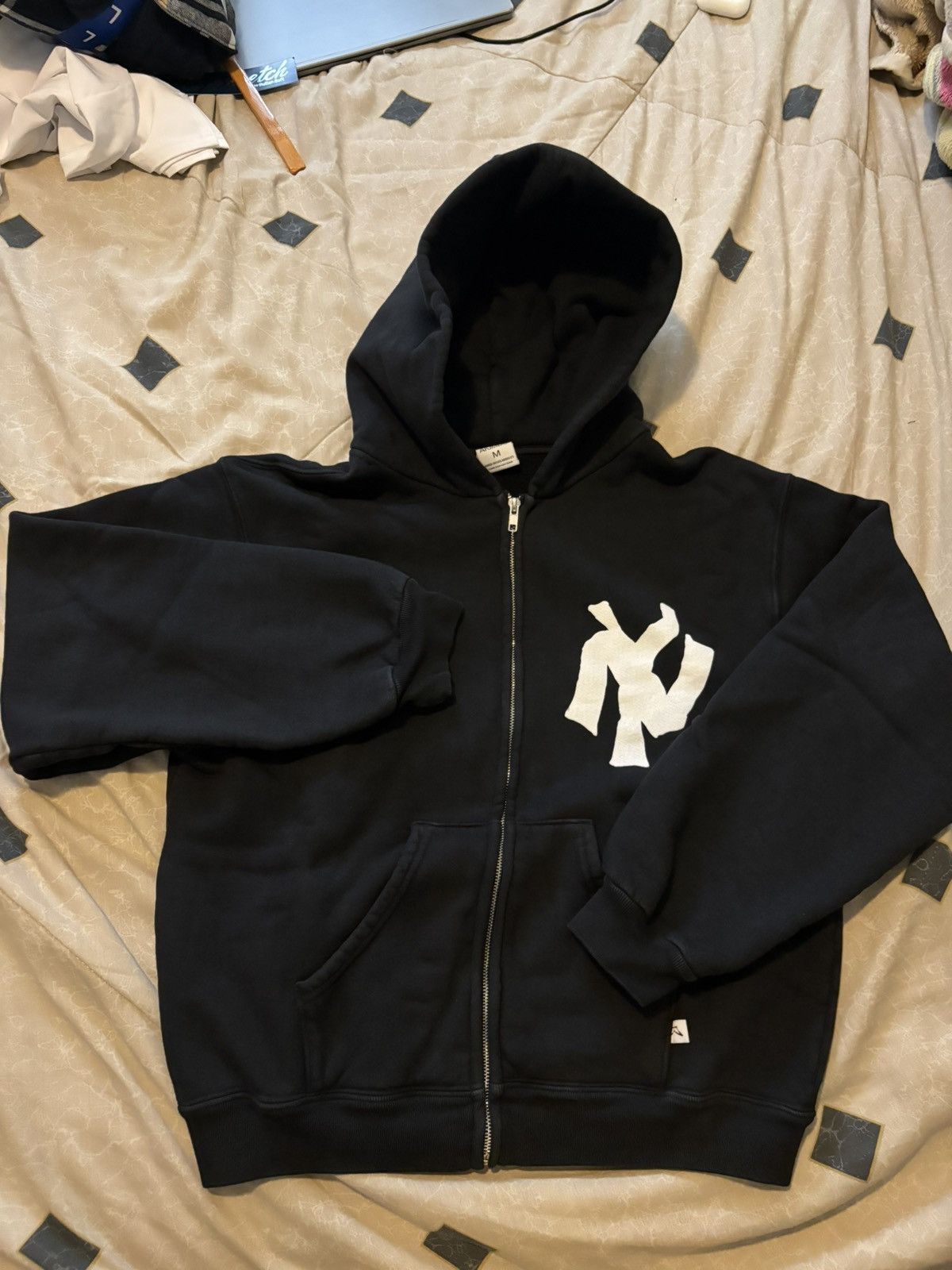 AKIMBO CLUB ZIP UP - NY NOODLE BLACK XXL | ヤマダウェブコム