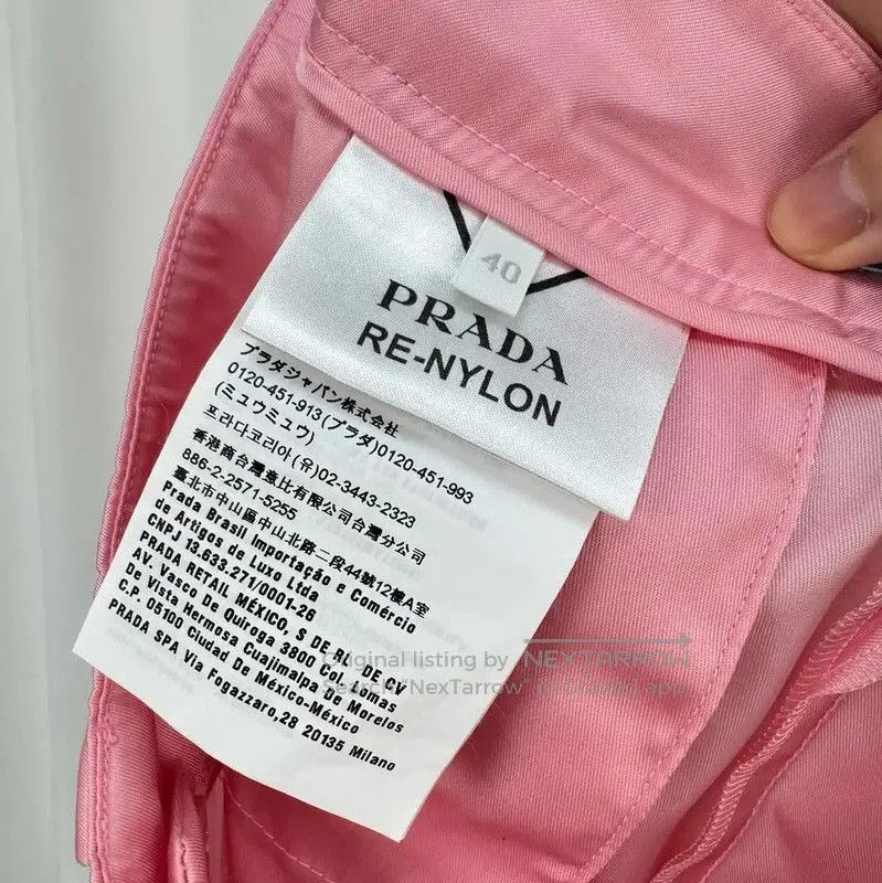 Dior Dior Pink Nylon Logo Women's Shorts . Size 24" / US 00 / IT 34 - 6 Thumbnail