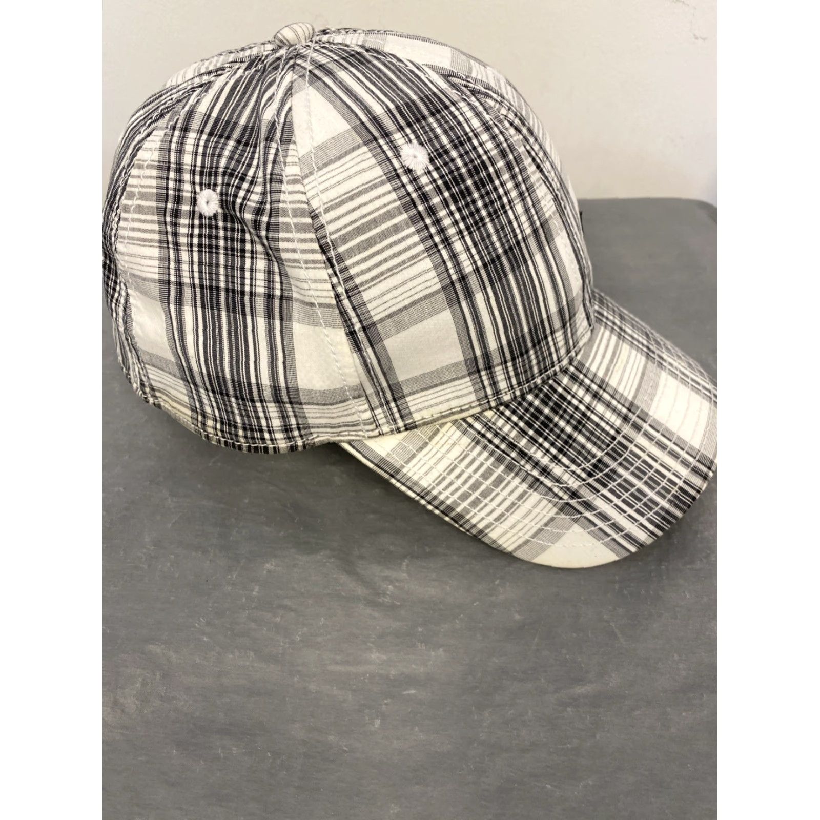 Dickies Dickies Baseball Cap Mens Multicolor Plaid One Size Curved Brim Logo Adjustable Cotton Canvas Cap Mens Size ONE SIZE - 2 Thumbnail