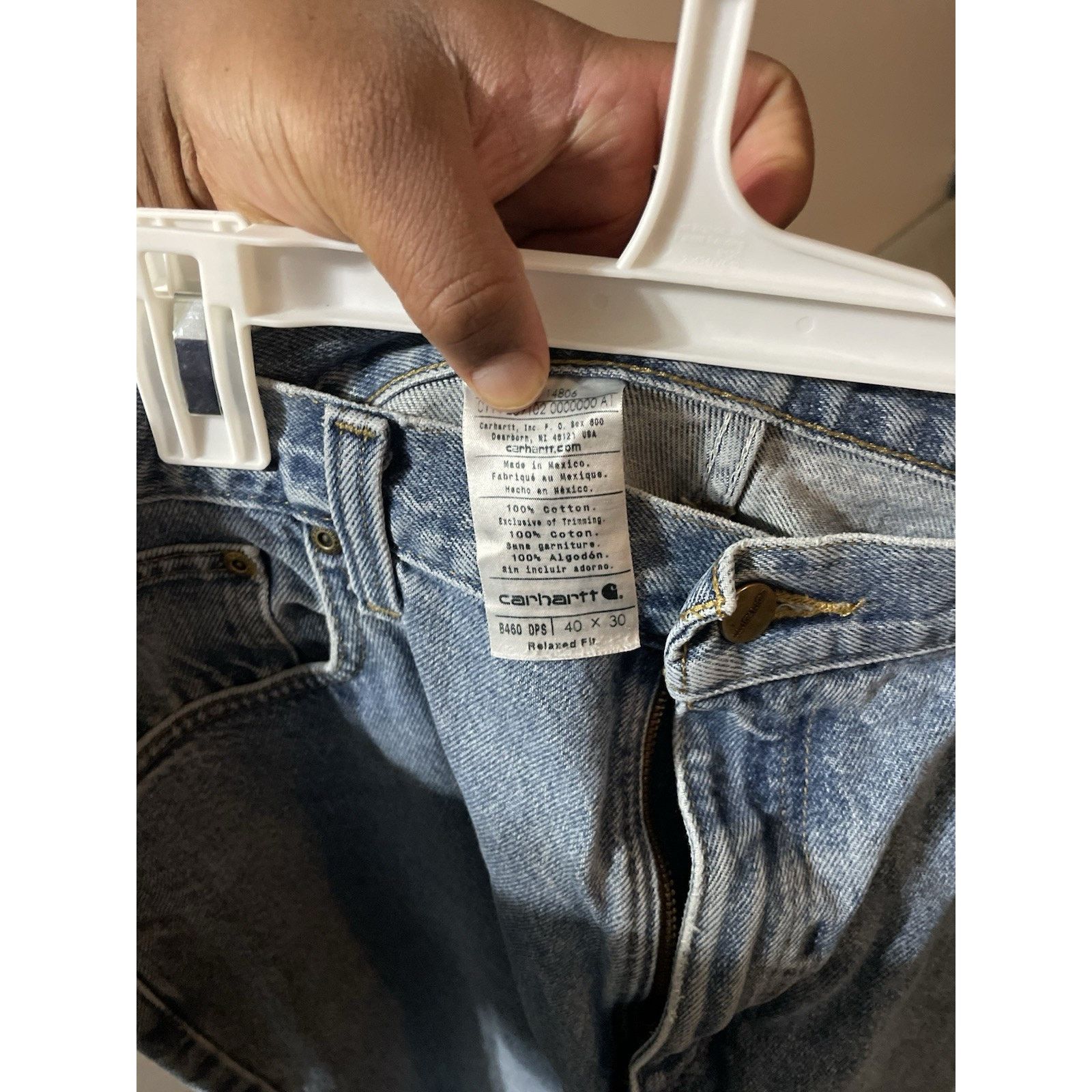Carhartt Size 40x30-VTG Carhartt Jeans Men’s Straight Relaxed Denim Size US 40 / EU 56 - 3 Thumbnail