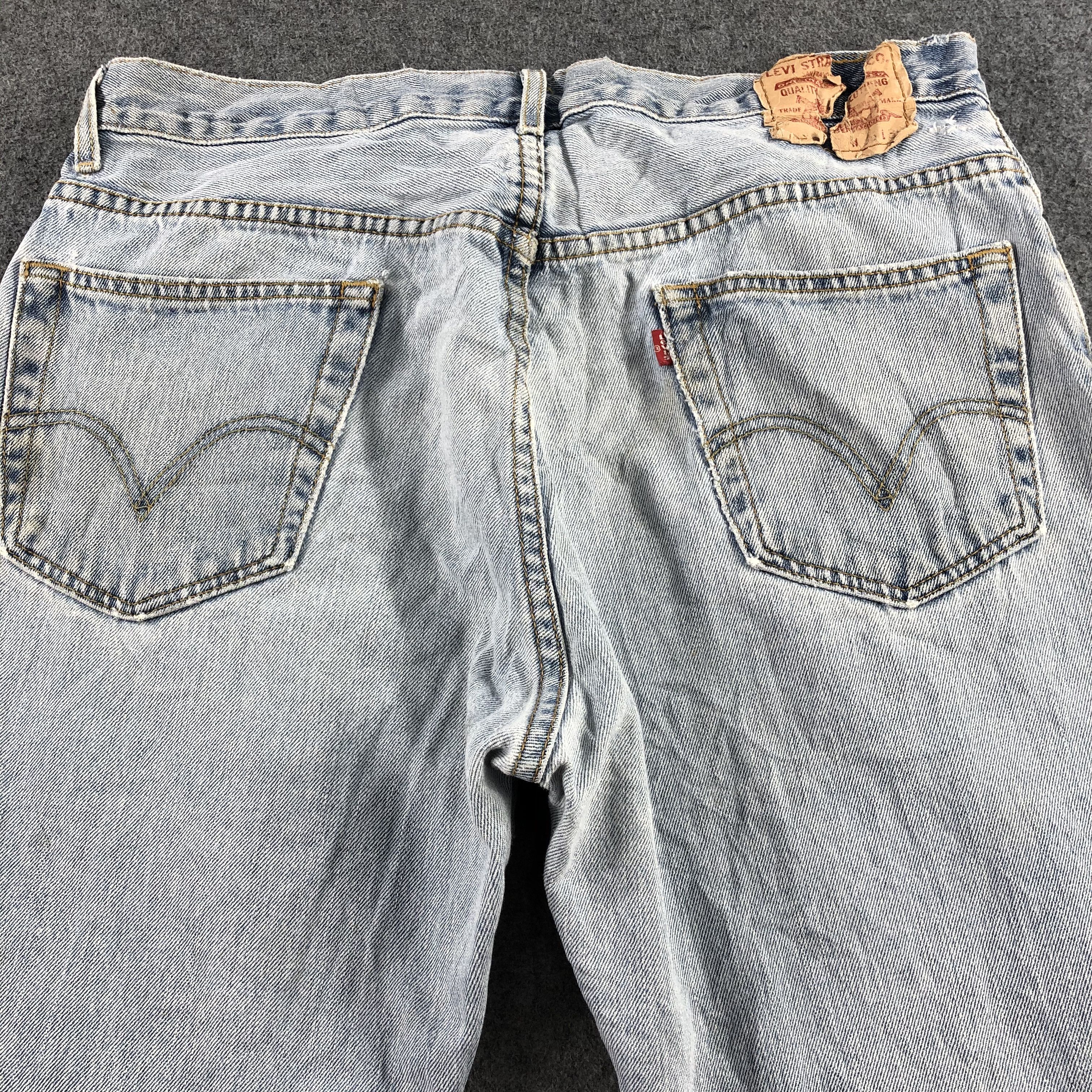 Levi's Vintage Light Wash Levis 505 Jeans-J2438 Size US 36 / EU 52 - 4 Thumbnail