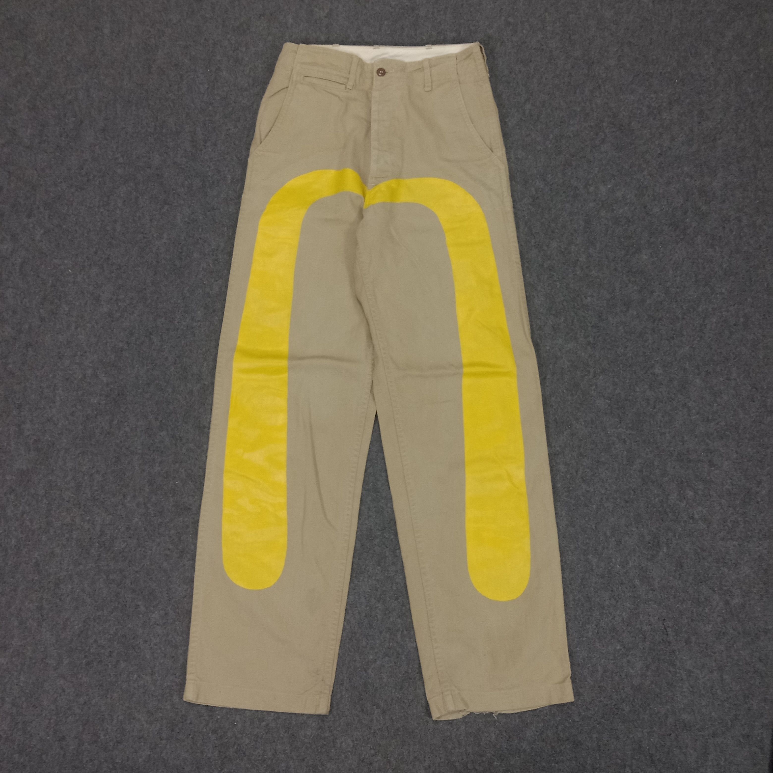 Evisu × Vintage Evisu Japanese Brand Daicock Custom Art Pants Size US 27 - 1 Thumbnail