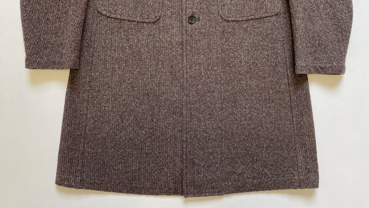 Comme des Garcons Homme Plus S/S 1995 Brown Weave Cotton Overcoat Size US M / EU 48-50 / 2 - 10 Thumbnail