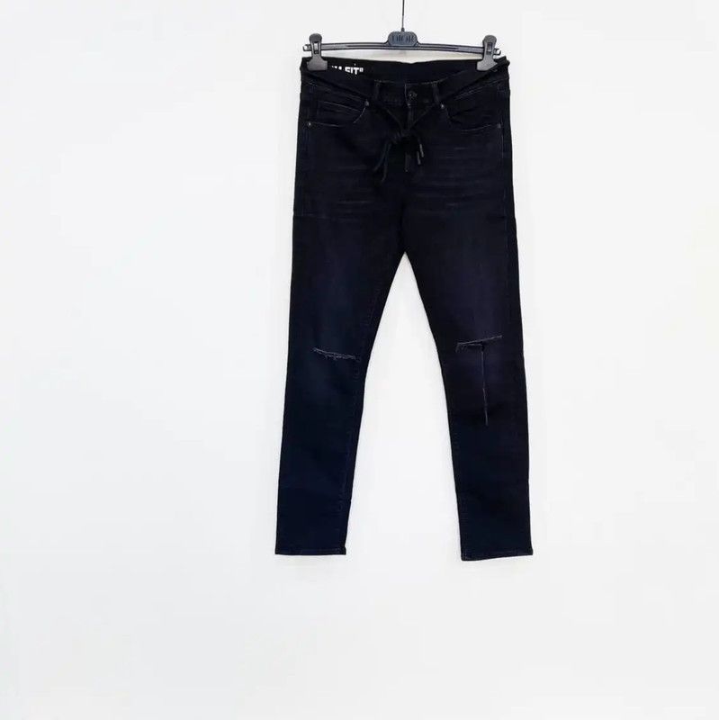 Off-White Off-White Black Denim Casual Pants 0089 Size US 32 / EU 48 - 1 Thumbnail