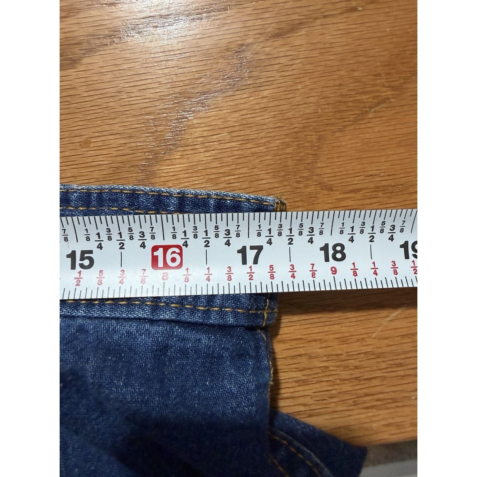 Levi's Vtg Levis Wide Leg Elastic Waist Round Pockets 70s 34x30.5 Size 34" / US 12 / IT 48 - 9 Thumbnail