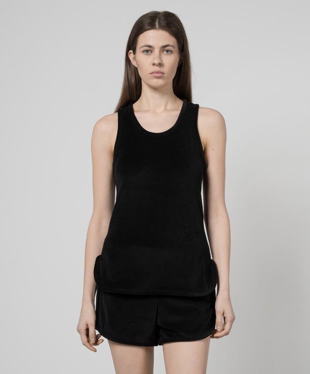 Jil Sander o1w1db10825 Tank Top in Black Size XL / US 12-14 / IT 48-50 - 3 Thumbnail