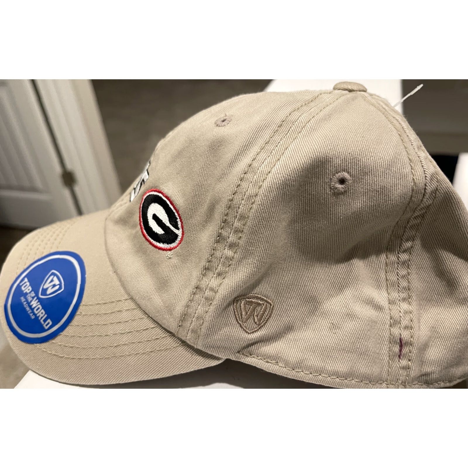 Top Of The World VINTAGE Alabama vs. Georgia 2018 National Championship Khaki Hat Cap Adjustable NEW! Size ONE SIZE - 4 Thumbnail
