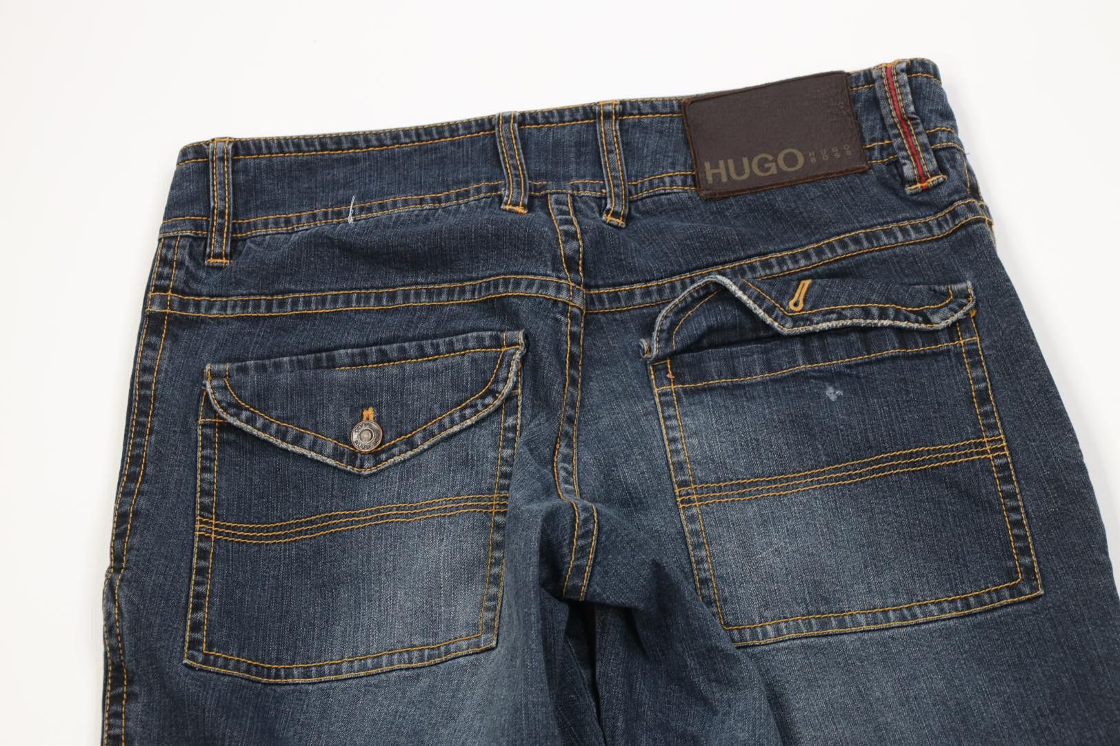 Hugo Boss Vintage Y2K Hugo Boss Baggy Wide Leg Cargo Denim Jeans Size US 32 / EU 48 - 11 Thumbnail