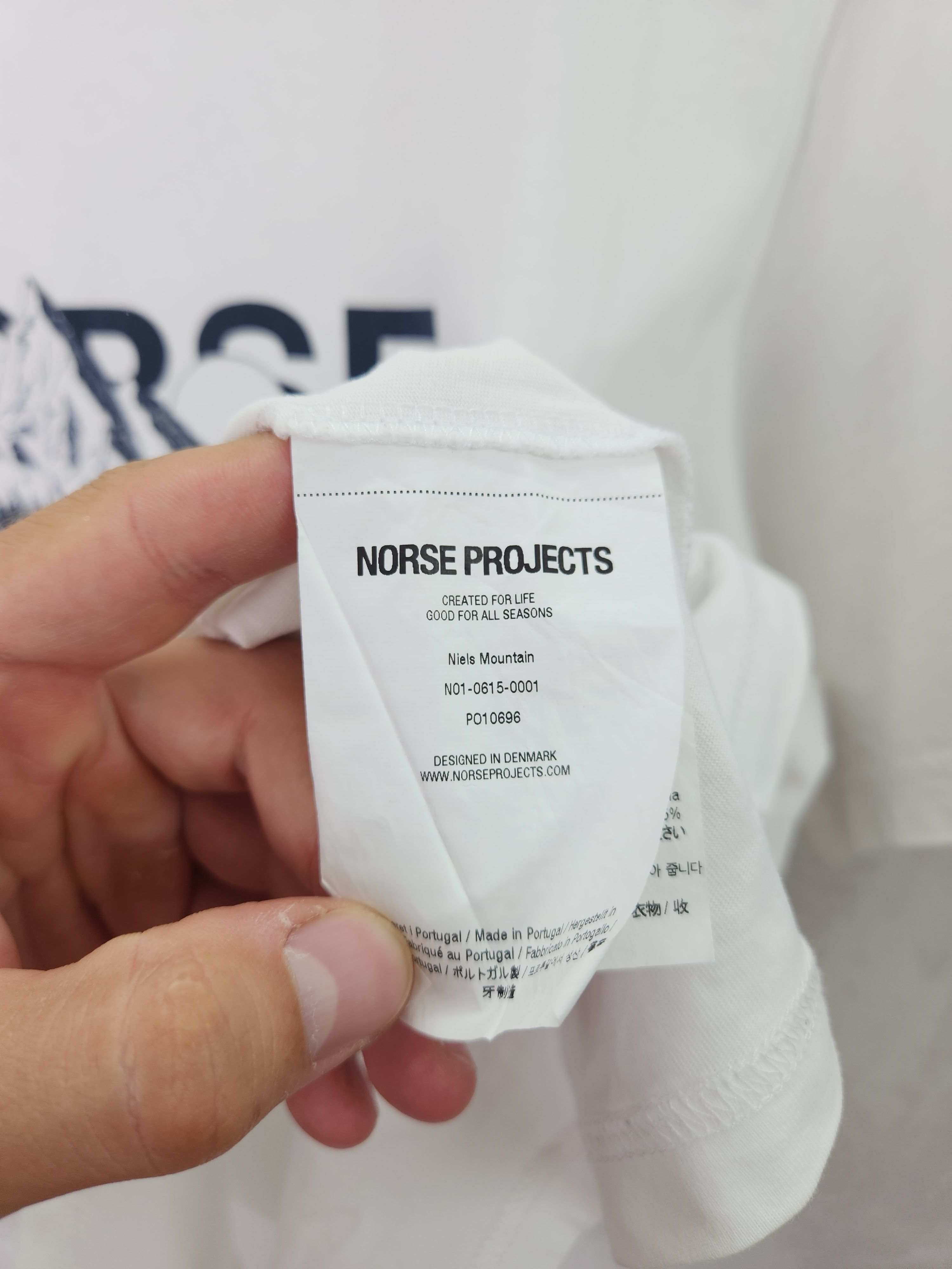 Norse Projects Norse Project niels Mountain white t shirt size L Size US L / EU 52-54 / 3 - 11 Thumbnail