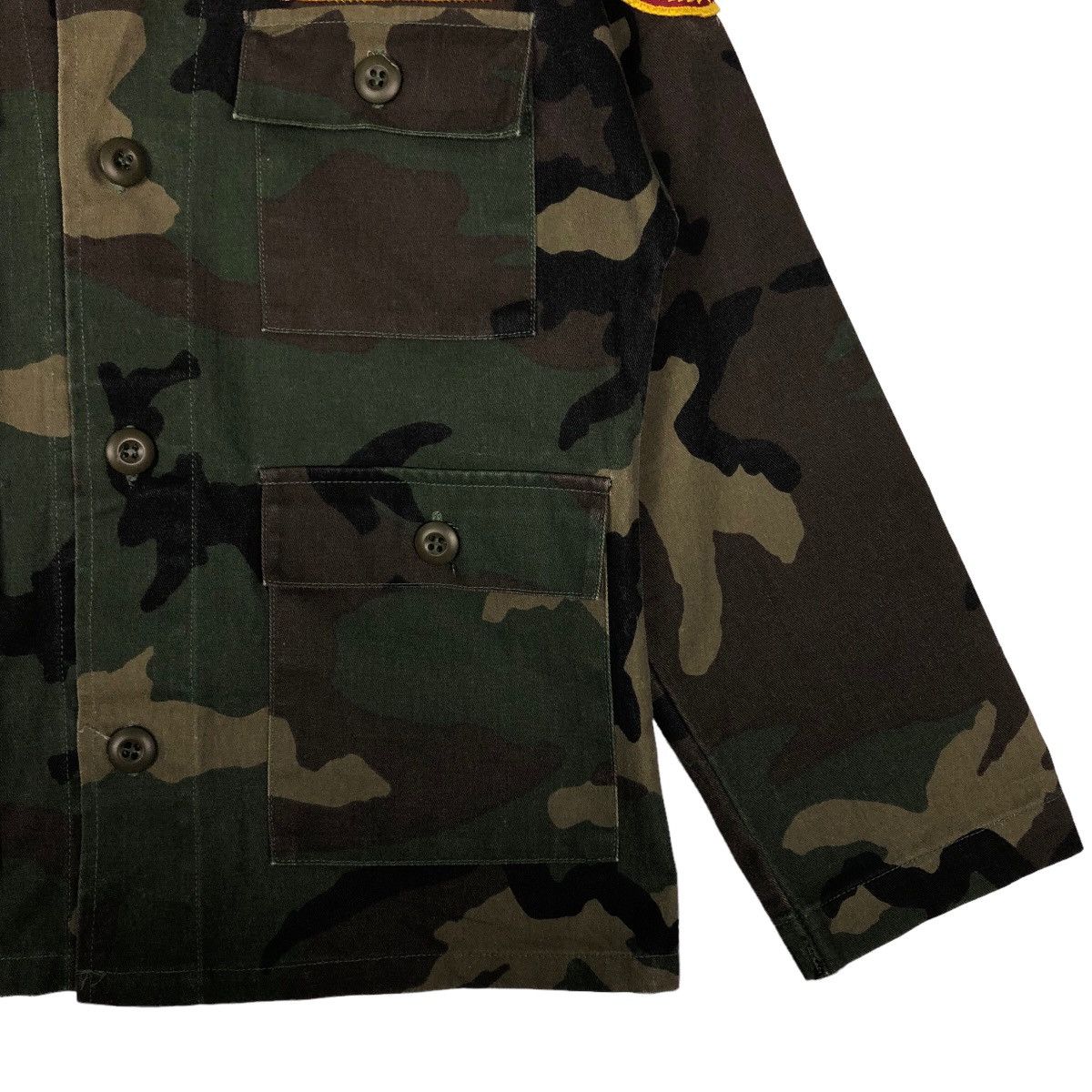Japanese Brand 🔥Vintage Chore Camouflage Military Kids Jacket Size US M / EU 48-50 / 2 - 5 Thumbnail