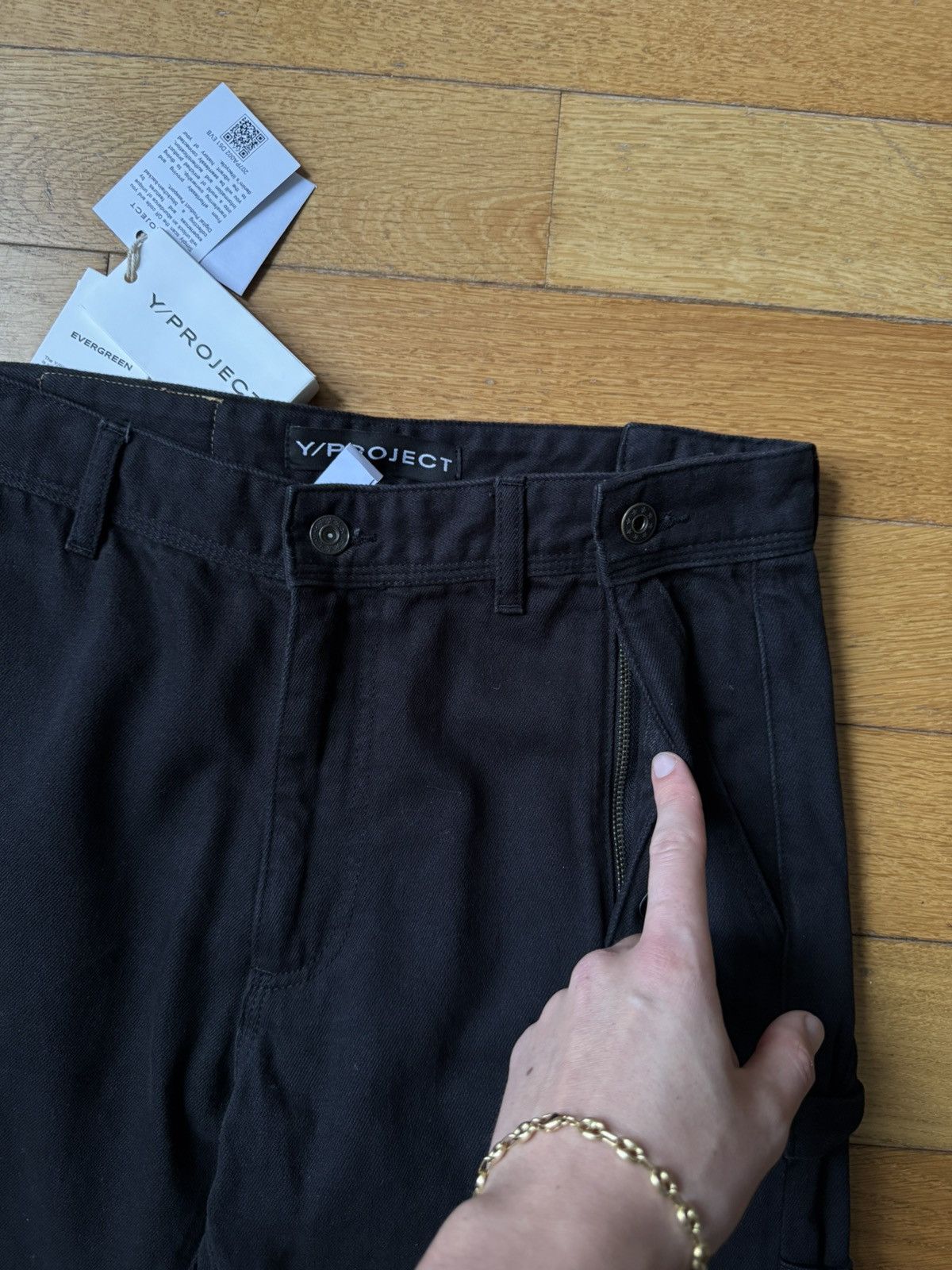 Y/Project Y/project Archive 3 zip carpenter pant Size US 32 / EU 48 - 4 Thumbnail