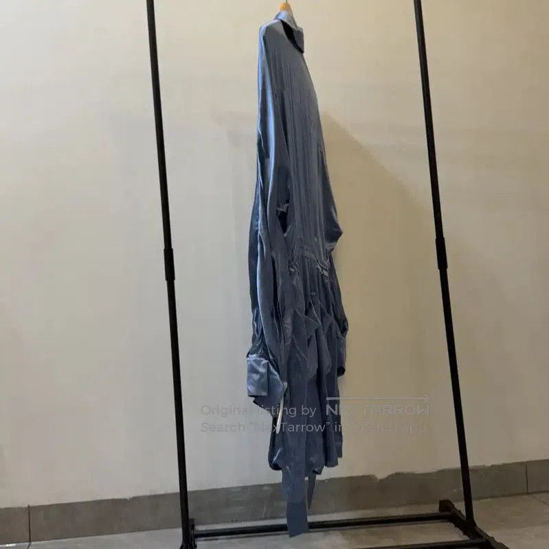 Fendi Fendi Summer Blue Silk Blend Long Sleeve Dress . Size M / US 6-8 / IT 42-44 - 3 Thumbnail