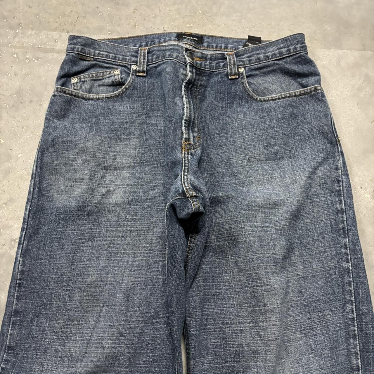 Japanese Brand × Vintage Crazy Vintage Y2K/2000s Grunge Dark Wash Essential Denim Jeans! Size US 32 / EU 48 - 5 Thumbnail
