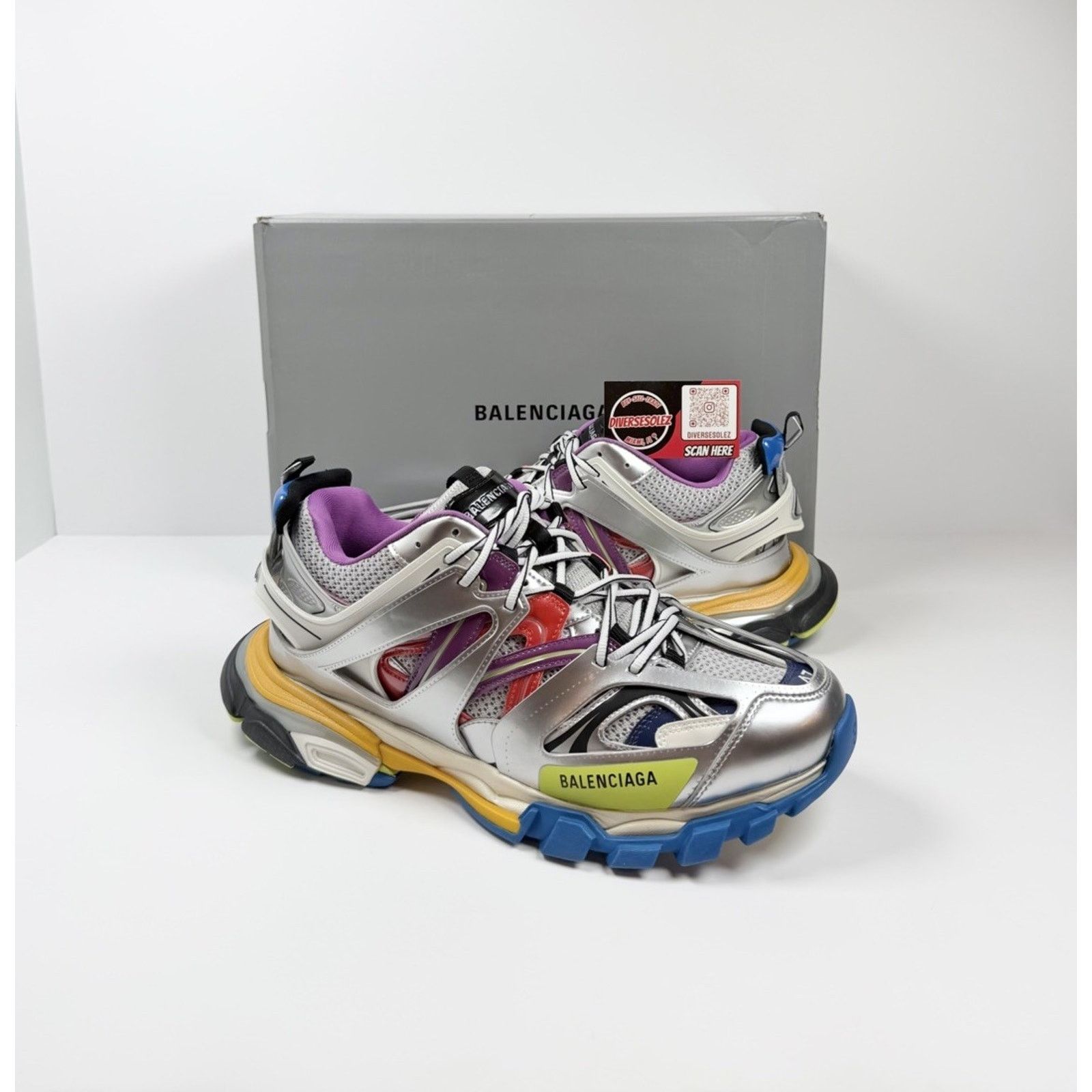 Balenciaga Size 47EU/14US - Balenciaga Track Multicolor NEW! Size US 14 / EU 47 - 1 Thumbnail