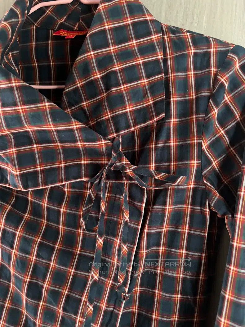 Vivienne Westwood Vivienne Westwood Plaid Collar Slim Fit Shirt Size M / US 6-8 / IT 42-44 - 4 Thumbnail