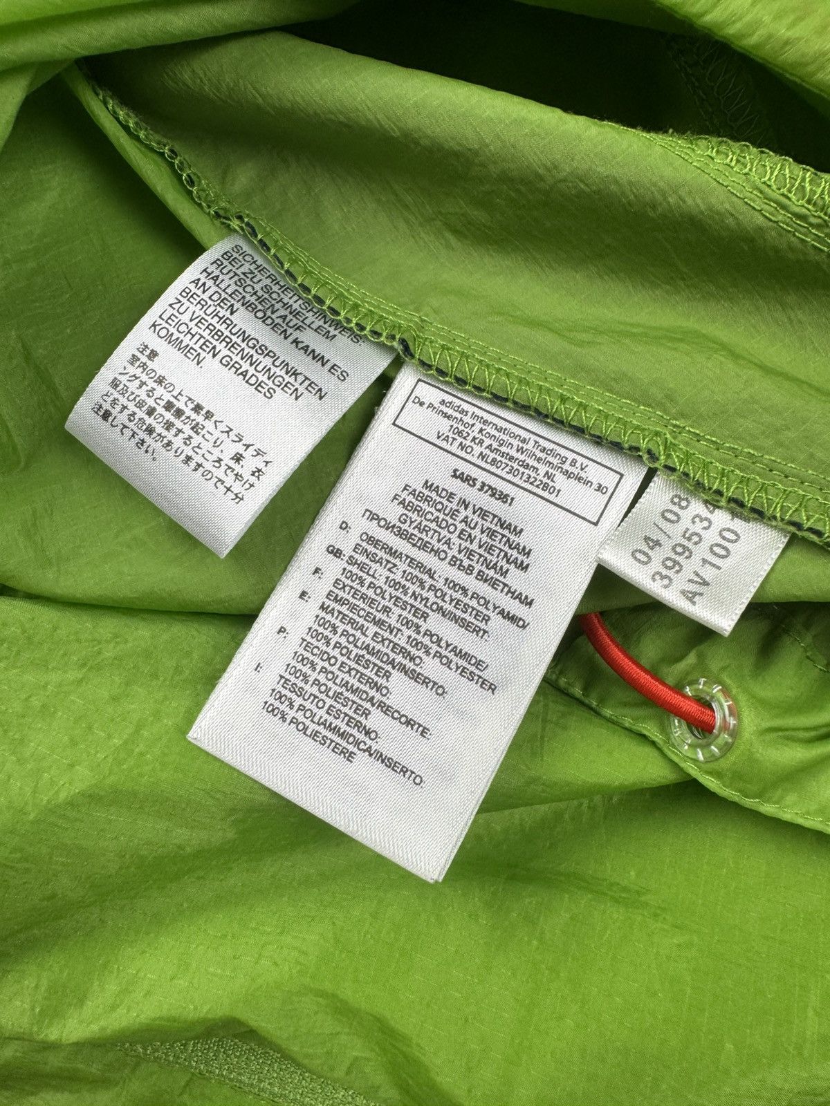 Adidas Vintage 00s Adidas F50 translucent windbreaker blokecore y2k Size US M / EU 48-50 / 2 - 15 Thumbnail