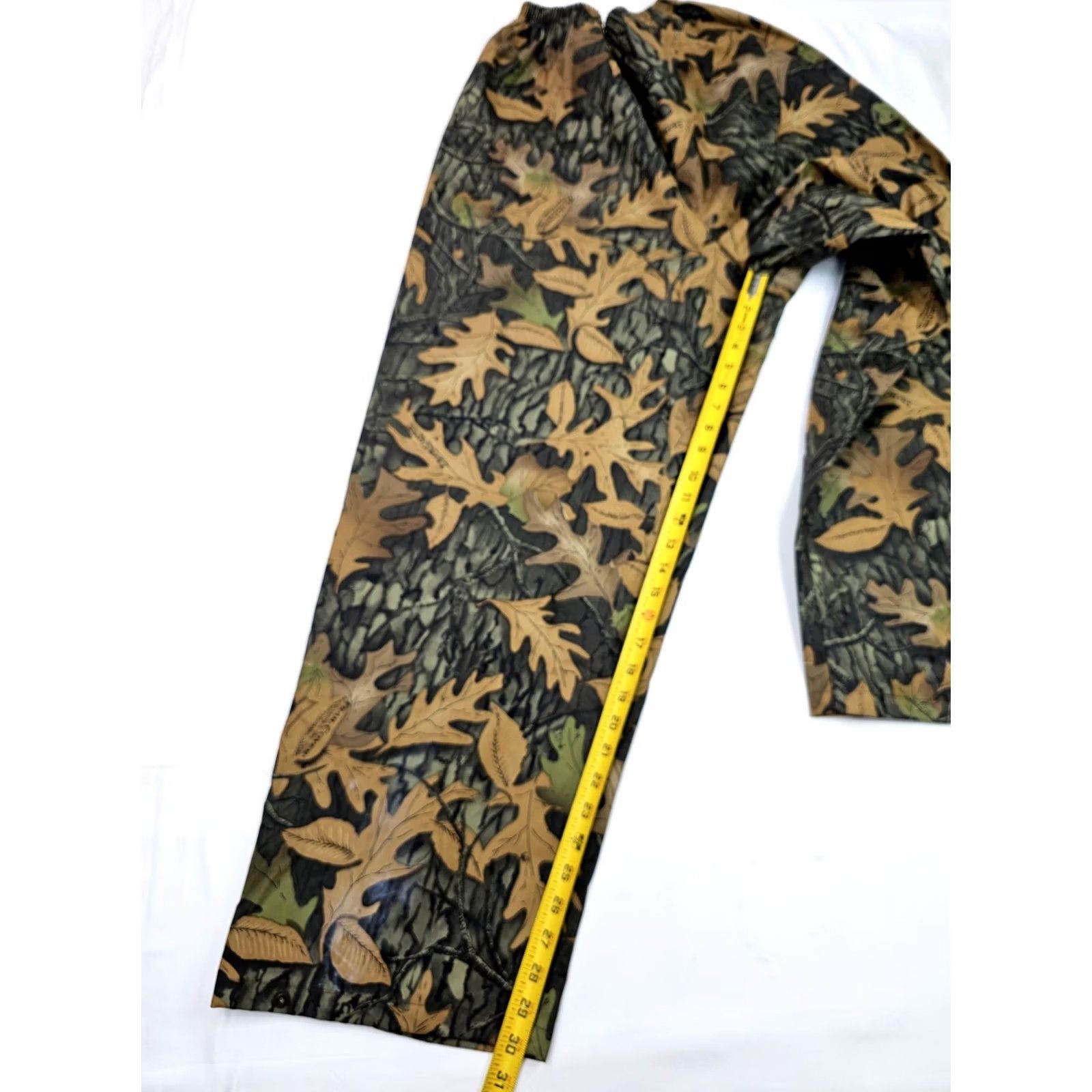 Vintage VINTAGE Trail Cover Camouflage Waterproof Rain Pant Men L Inseam 30" Brown Cotton Polyester 90s Outdoor Camping Hunting Mens Size US 33 - 5 Thumbnail