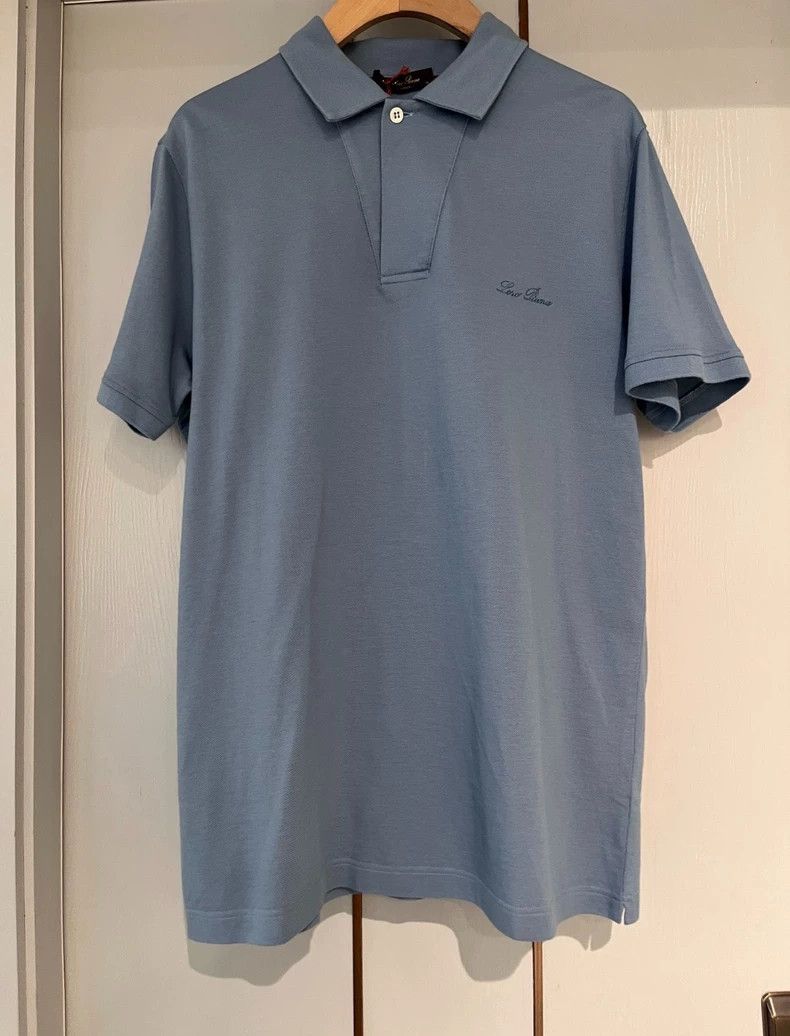 Loro Piana LORO PIANA Pure color breathable casual short sleeve polo Size US S / EU 44-46 / 1 - 1 Thumbnail