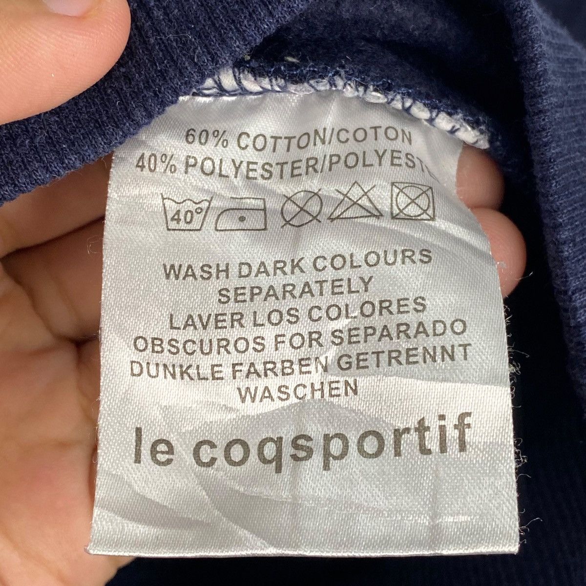 Vintage Vintage LeCoqSportif Big Logo Embroidered Size US M / EU 48-50 / 2 - 8 Thumbnail