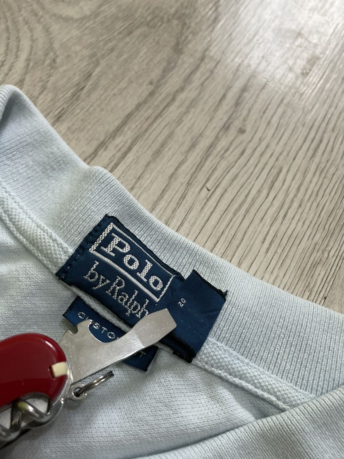 Polo Ralph Lauren Chief Keef Polo Ralph Lauren Vintage Big Pony Light Blue Size US XXL / EU 58 / 5 - 6 Thumbnail