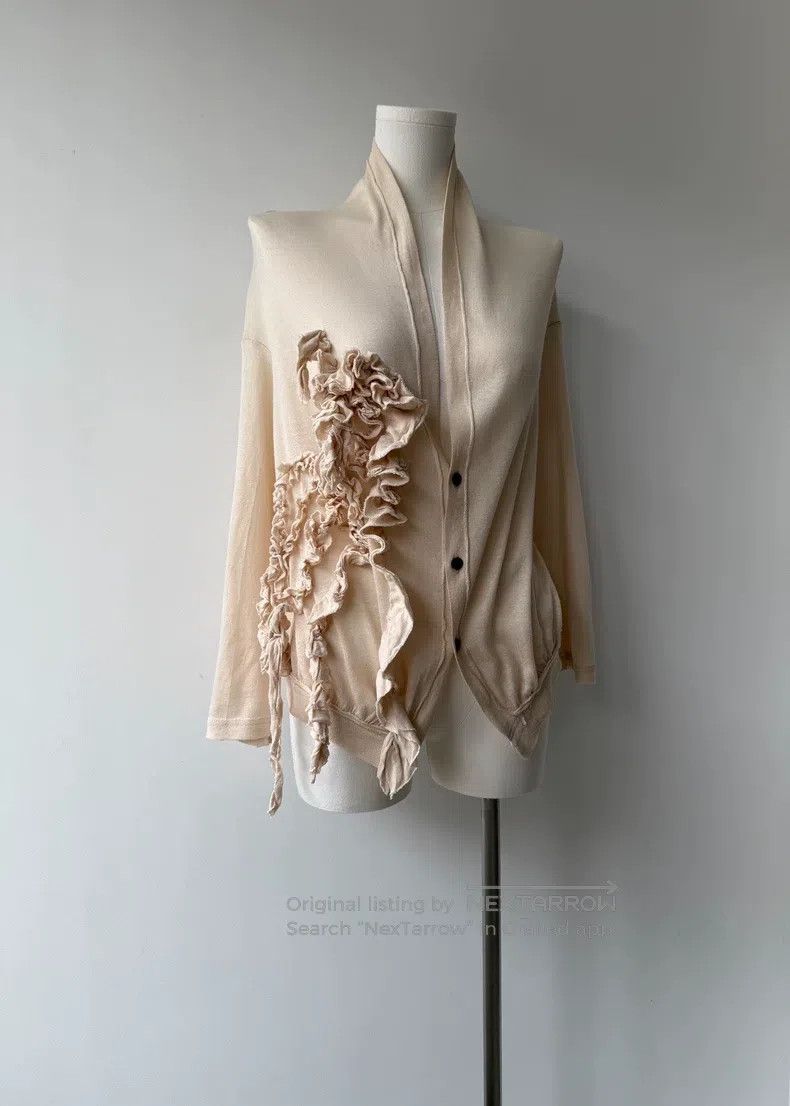 Yohji Yamamoto Yohji Yamamoto 21SS Show Knit Cardigan shirt Size XS / US 0-2 / IT 36-38 - 4 Thumbnail