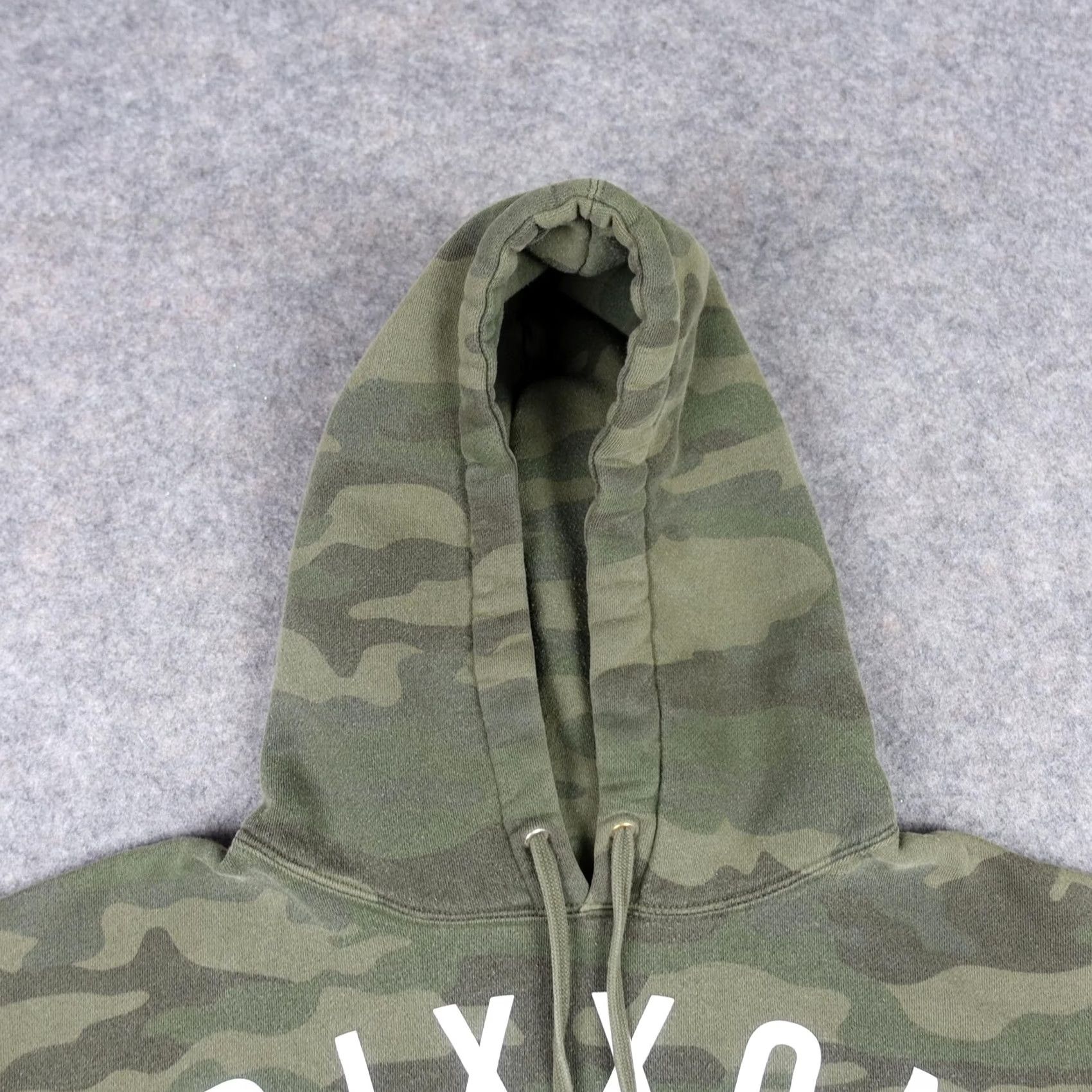 Vintage Dixxon Hoodie Mens M Green Camo Working Class Pullover Sweatshirt Hooded Crew Neck Pockets Graphic Print Satin Size US M / EU 48-50 / 2 - 3 Thumbnail