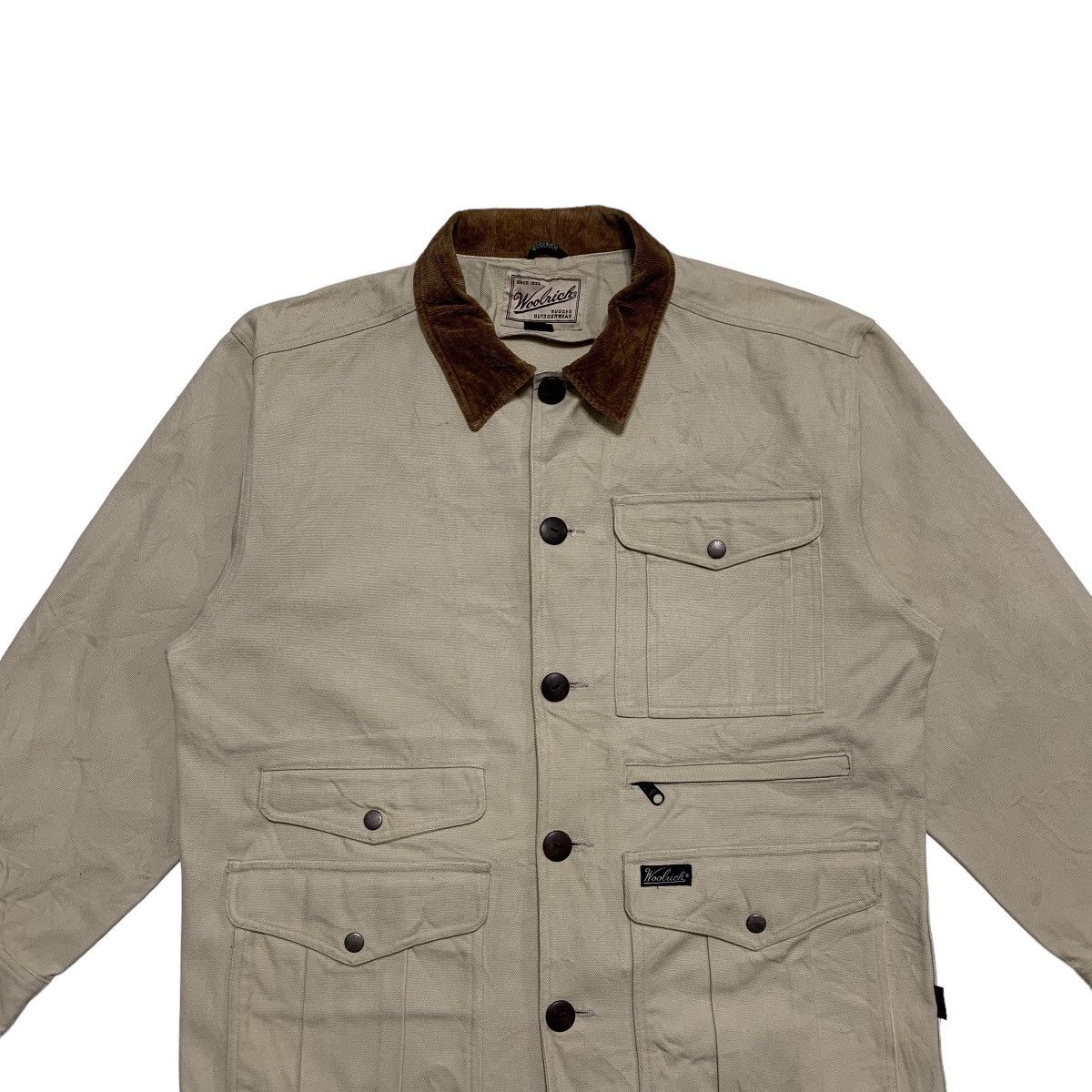 Vintage Vintage Woolrich Detroit Workwear Jacket Size US L / EU 52-54 / 3 - 4 Thumbnail