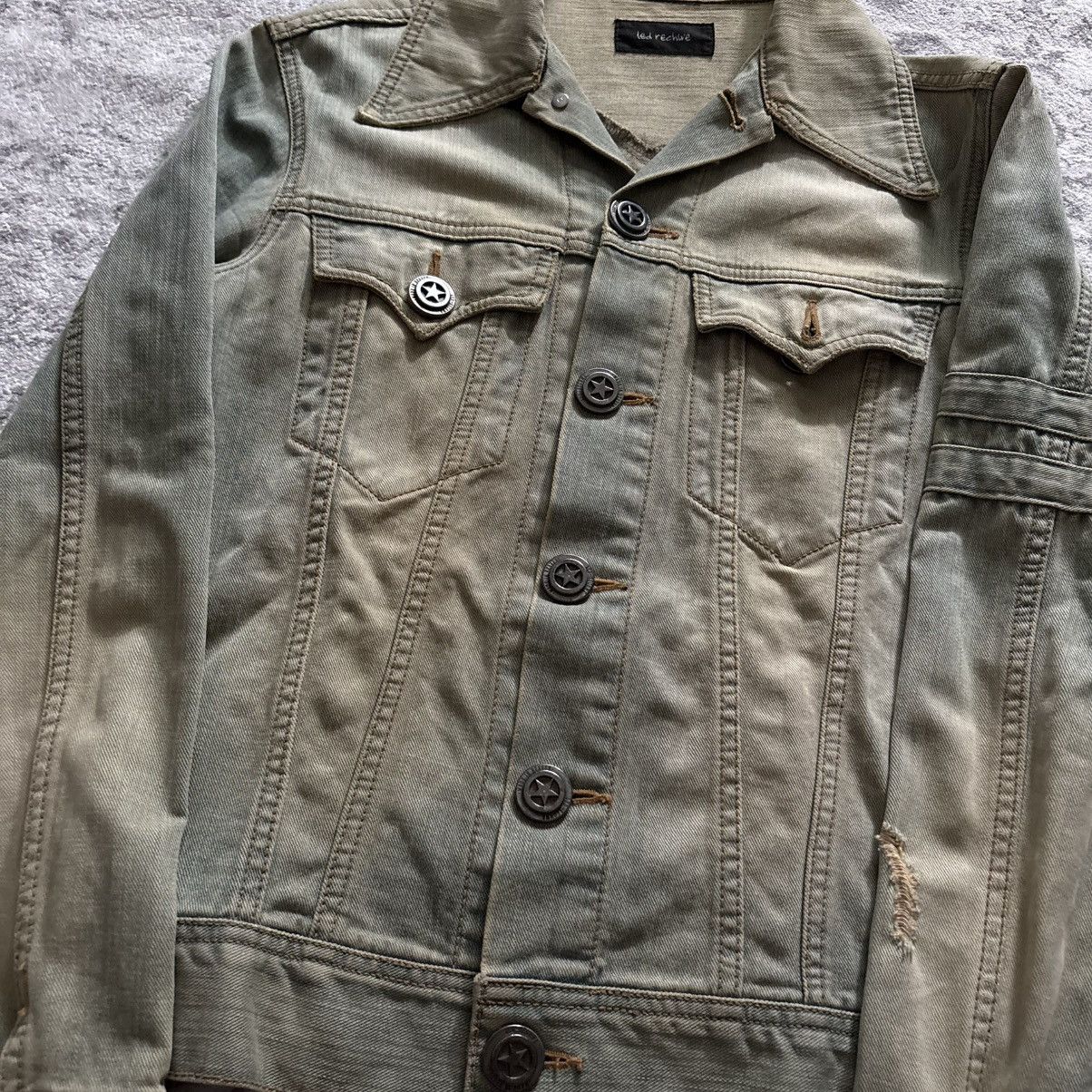 If Six Was Nine Led Rechwe Dallas Mink Fur Denim Jacket | Size L Size US L / EU 52-54 / 3 - 3 Thumbnail