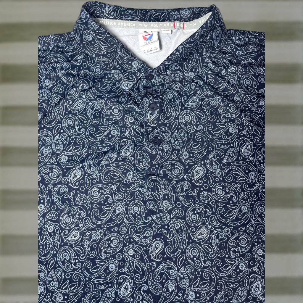 Puma Puma Volition Bandana Golf Polo Shirt Men's Paisley 535303 Sz XXL Size US XXL / EU 58 / 5 - 1 Thumbnail