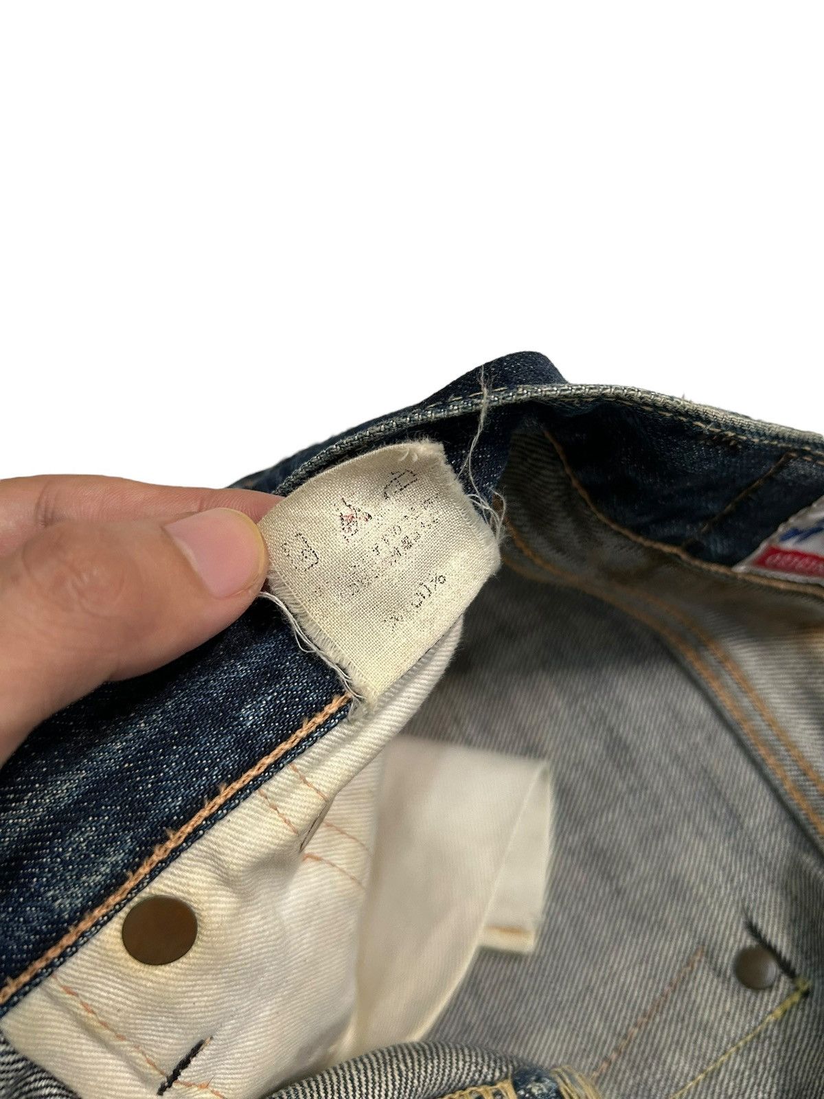 Japanese Brand × Kapital × Vintage eight-G Selvedge Distressed Japanese Denim Jeans Size US 29 - 10 Thumbnail