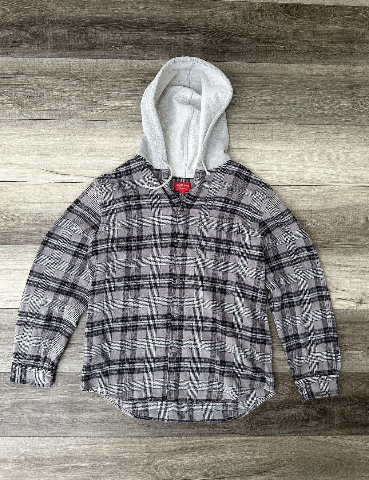 Hooded Plaid Work Shirt Grailed