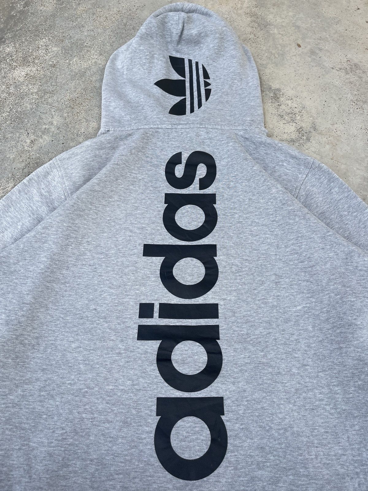 Adidas × Vintage Adidas Big Logo Pullover Hoodie Size US L / EU 52-54 / 3 - 8 Thumbnail