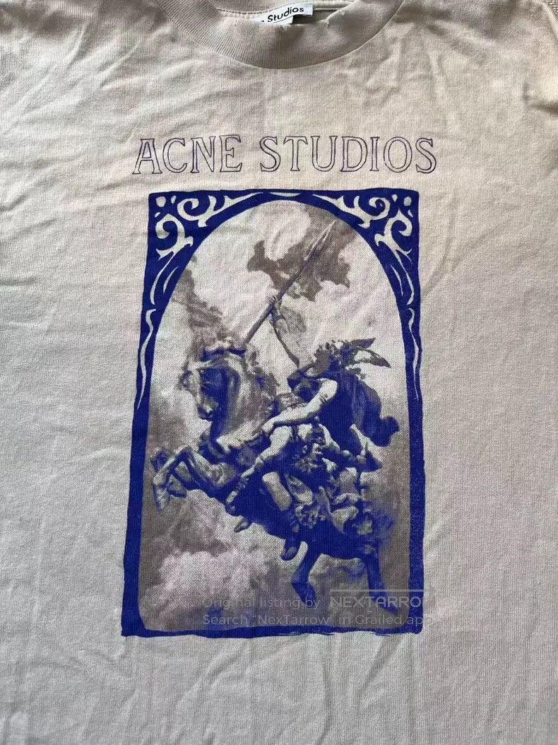 Acne Studios Acne Studios Pattern Printed Fake Two Piece Short Sleeve T Size XS / US 0-2 / IT 36-38 - 3 Thumbnail