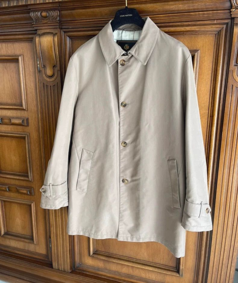 Loro Piana Loro Piana Beige Tech Fabric Trench Coat Size US XL / EU 56 / 4 - 1 Thumbnail
