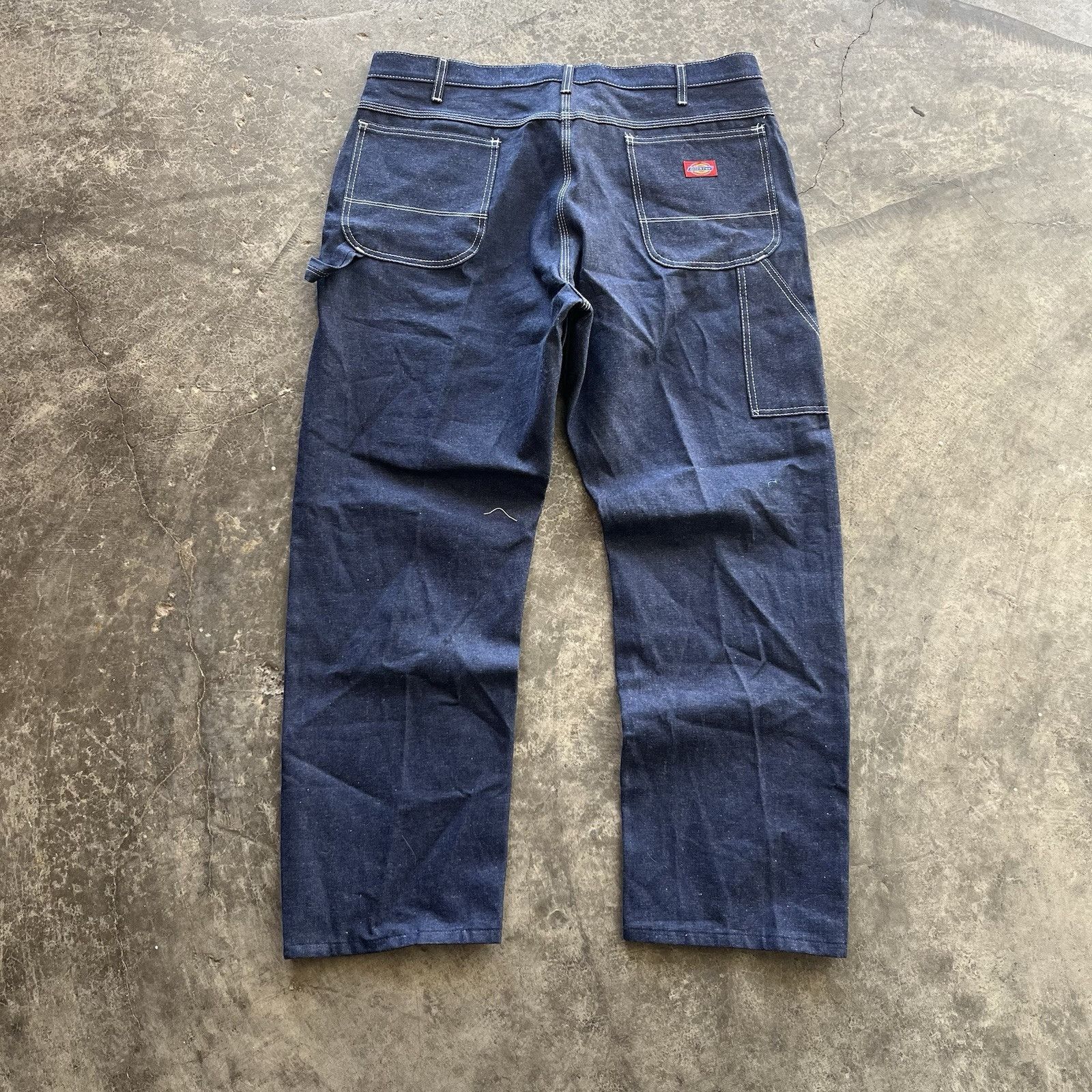 Dickies Vintage Dickies Dark Wash Denim Carpenter Jeans Size 38 X 30 Size US 38 / EU 54 - 1 Thumbnail