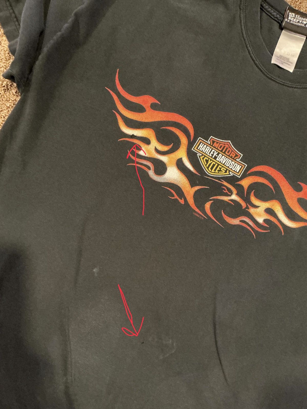 Harley Davidson Vintage Harley Davidson tee Size US XL / EU 56 / 4 - 5 Thumbnail