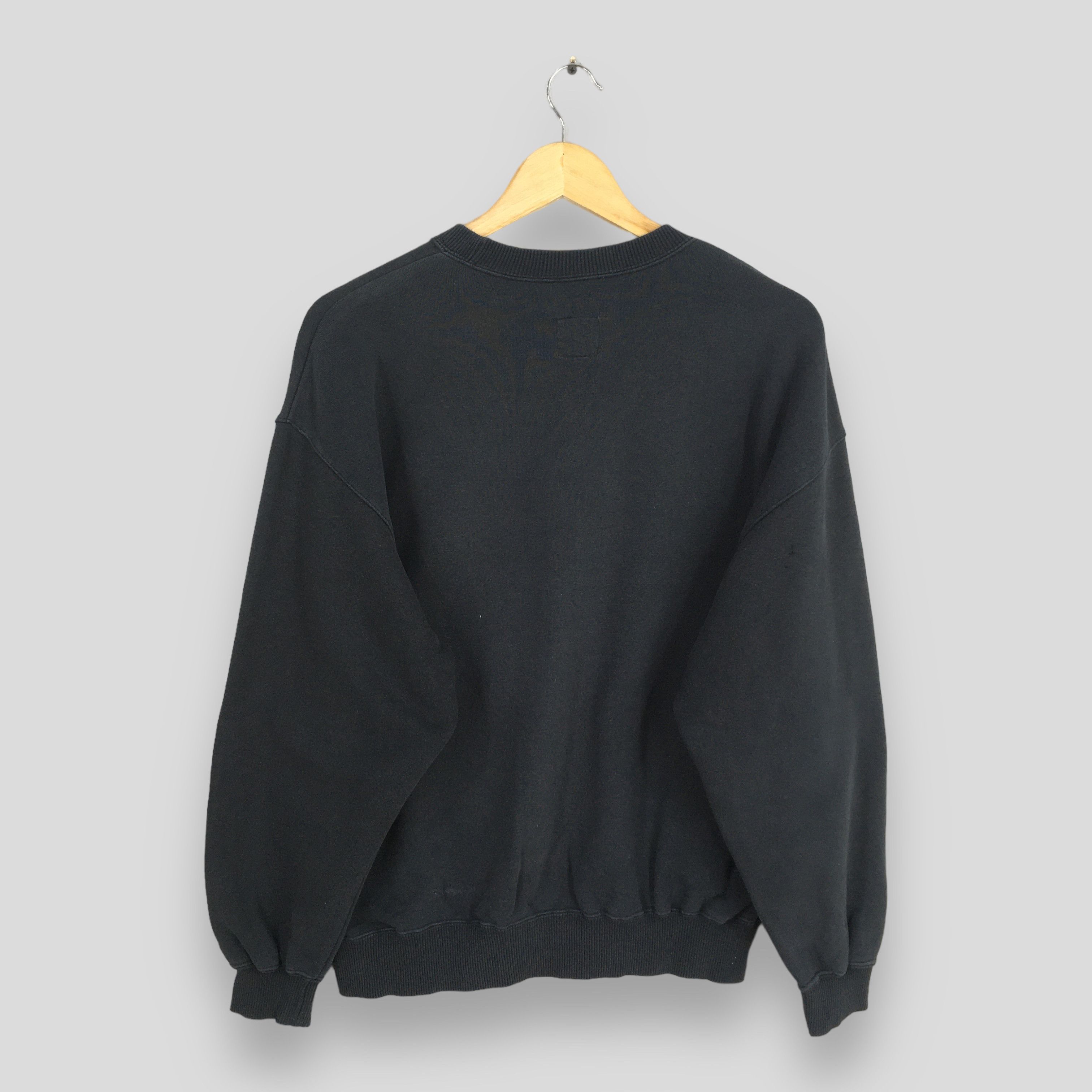 Hai Sporting Gear × Issey Miyake × Vintage Vintage Hai Sporting Gear Black Sweatshirt Medium Size US M / EU 48-50 / 2 - 7 Thumbnail