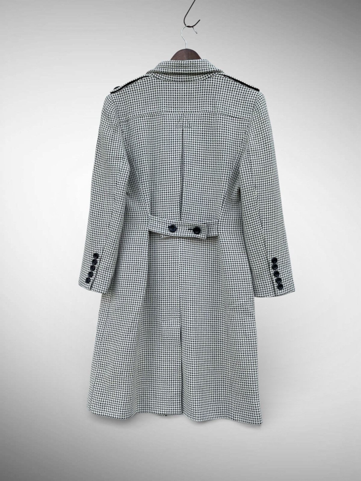 Givenchy Givenchy Women's Houndstooth Pattern Single-breasted Coat Size M / US 6-8 / IT 42-44 - 3 Thumbnail