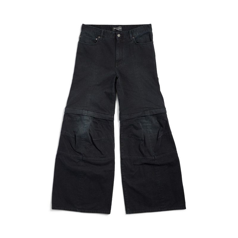 Balenciaga o1tr1nto0426 Flared Cargo Pants in Black Size 28" / US 6 / IT 42 - 1 Thumbnail
