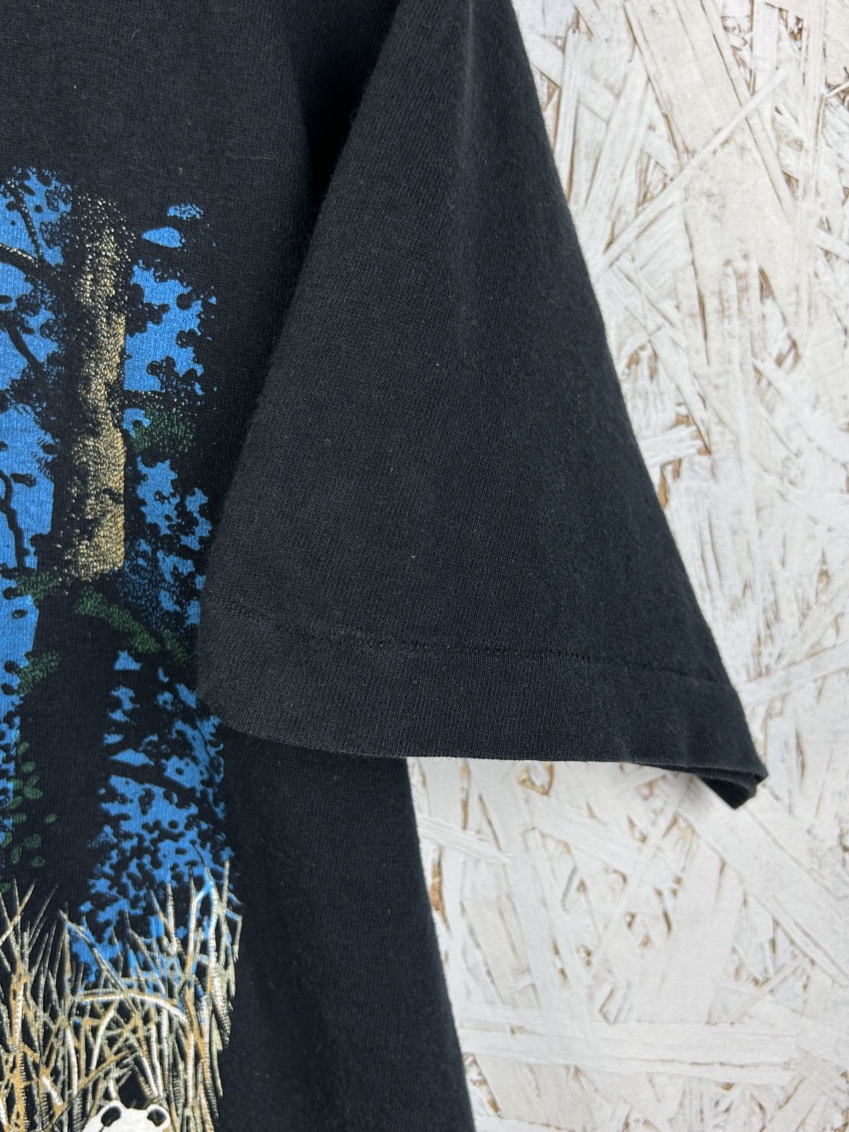 Vintage 90s Vintage WWF Save The Wildlife Wolf Single Stitch T-Shirt Size US M / EU 48-50 / 2 - 4 Thumbnail