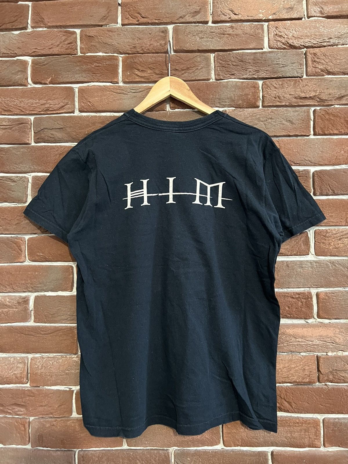 Band Tees Rare Vintage 00s HIM Rock Pop Band Tshirt Y2K Large Suede Size US M / EU 48-50 / 2 - 2 Thumbnail