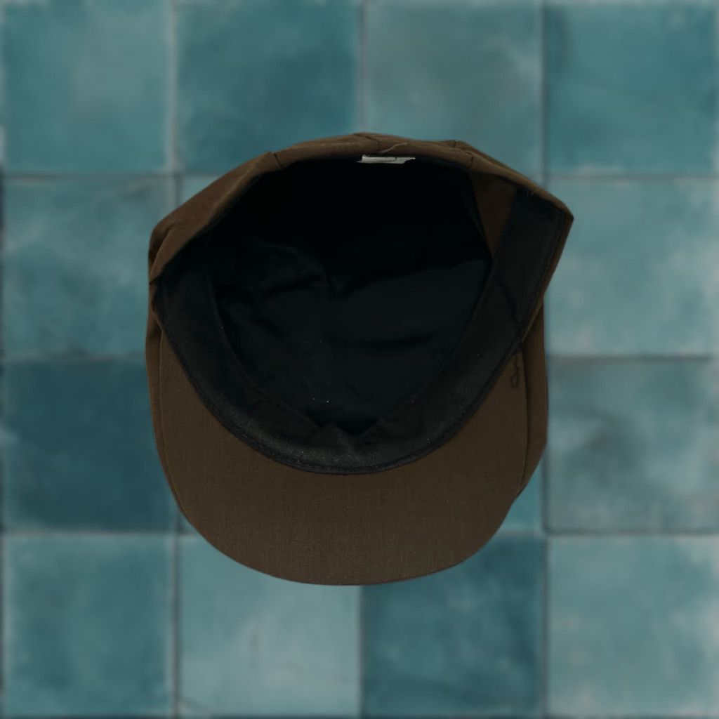 Vintage VINTAGE Cabbie Drivers Flat Cap Hat Mens Large Brown 90s Deadstock NWOT Made in USA Size ONE SIZE - 1 Thumbnail