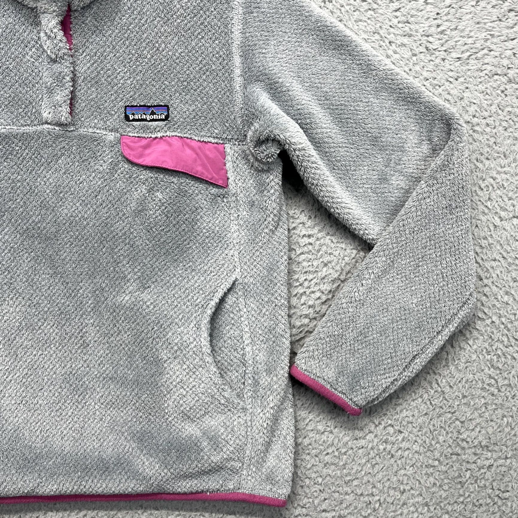 Patagonia **Womens Patagonia Re-Tool Snap-T Pullover Jacket Small Gray Fleece** User: **Patagonia Re-Tool Snap-T Pullover Jacket Small Gray Fleece Womens** Size S / US 4 / IT 40 - 4 Thumbnail