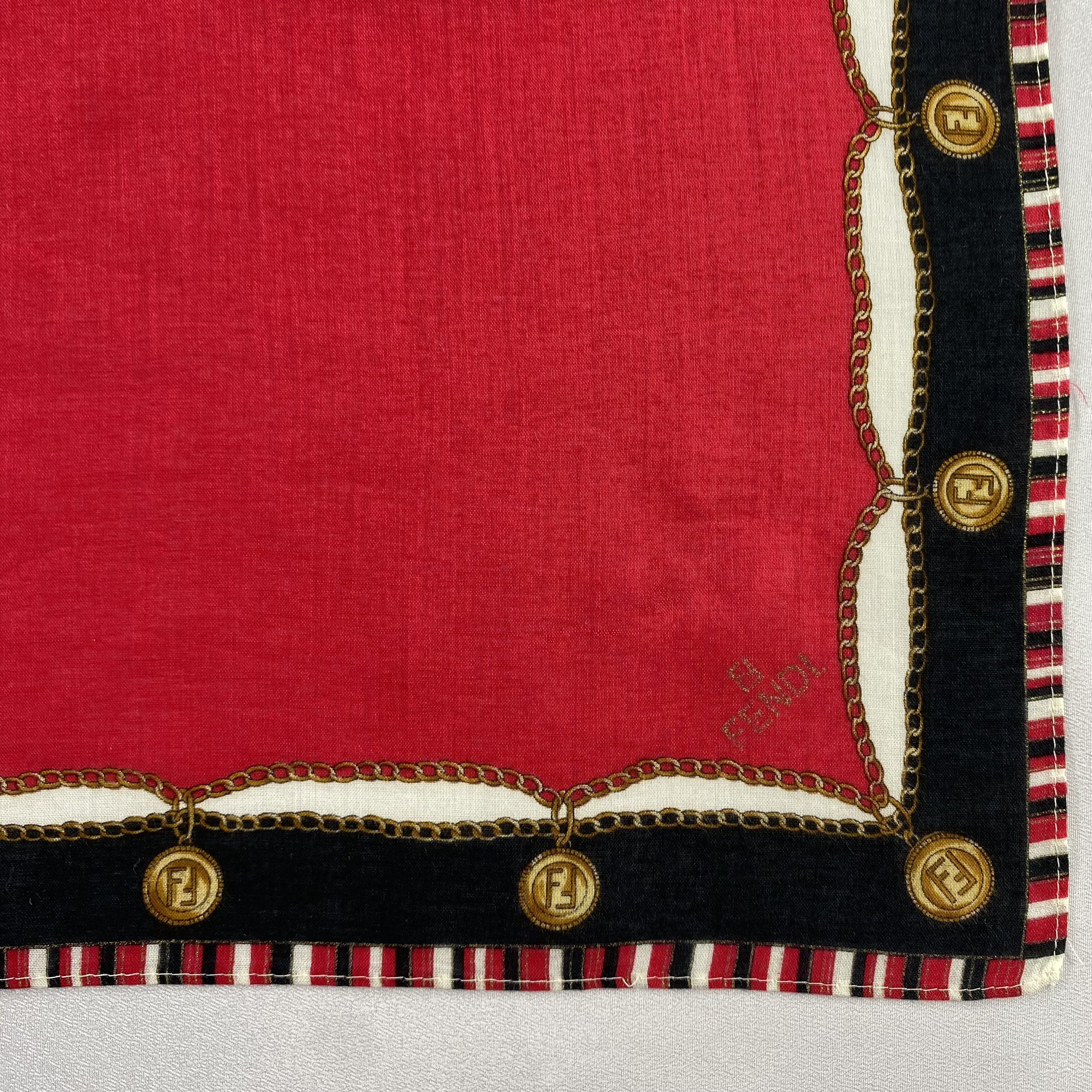 Vintage Fendi Handkerchief / Neckerchief / Bandana-P660 Size ONE SIZE - 3 Thumbnail
