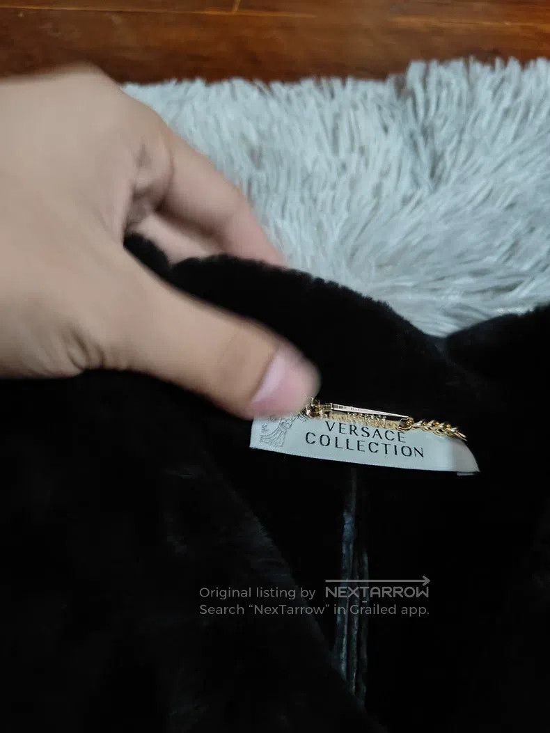 Versace Versace Lone fur and fur are integrated Size L / US 10 / IT 46 - 3 Thumbnail