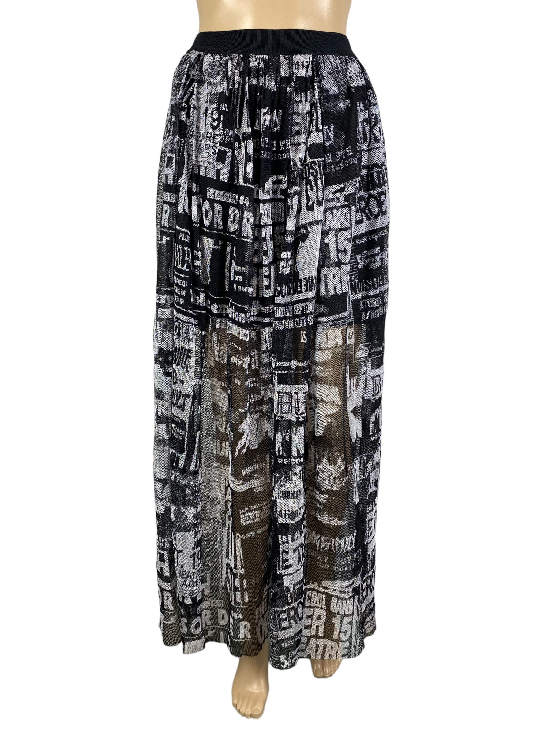 Diesel Diesel Maxi Mesh Printed Skirt size S Size 30" / US 8 / IT 44 - 2 Thumbnail