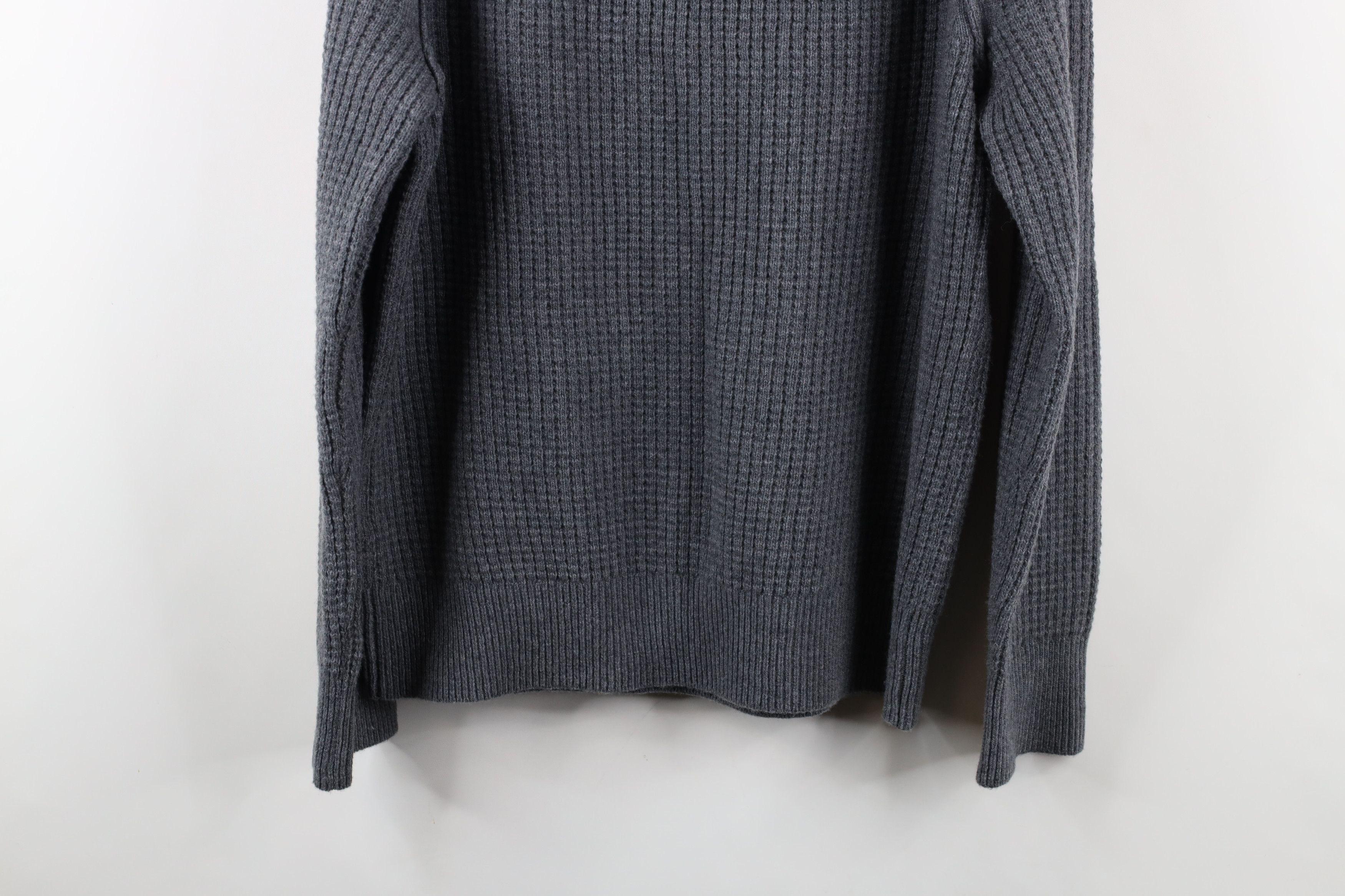 Banana Republic × Vintage Banana Republic Italian Yarn Wool Thermal Knit Sweater Gray Size US M / EU 48-50 / 2 - 10 Thumbnail