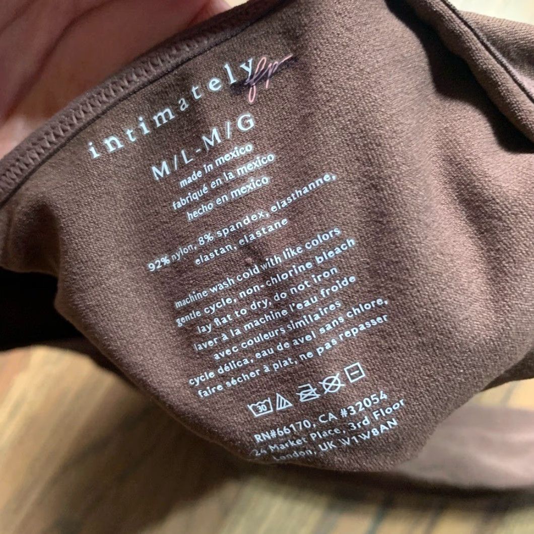 Free People Free People T-Shirt Brown Long Sleeve Open Back Medium Women Size M / US 6-8 / IT 42-44 - 6 Thumbnail