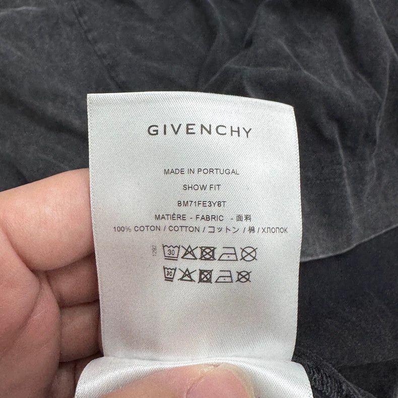 Givenchy Givenchy Givenchy Vintage Wash Twolayer Short Sleeve Shirt Size US L / EU 52-54 / 3 - 5 Thumbnail