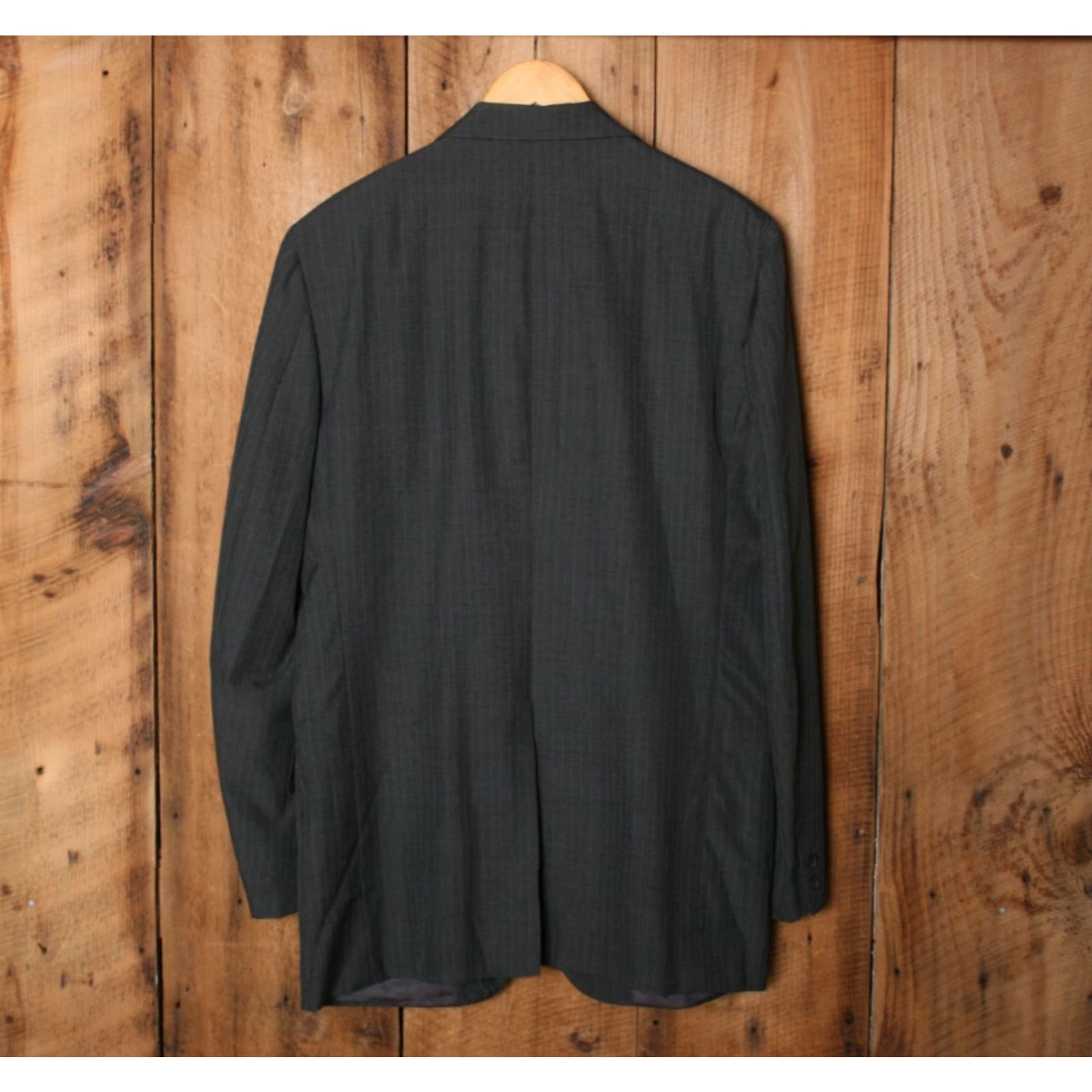 Brooks Brothers VINTAGE Brooks Brothers Sport Coat Gray Pinstriped 44XL Two-Button Single-Breasted Men's Jacket Women? No gender specified. Size US S / EU 44-46 / 1 - 5 Thumbnail